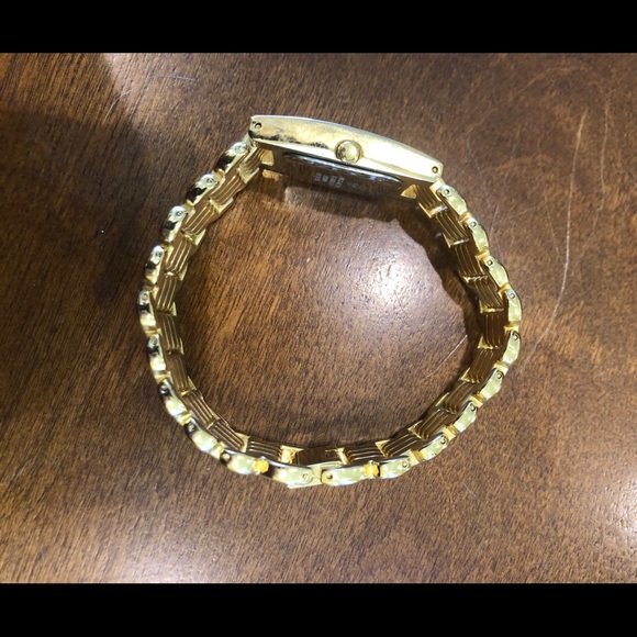 Elegant vintage EJ faux Rhinestone Quartz watch - Picture 5 of 6